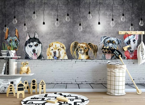 Tier hund malerei m00495 - hund,