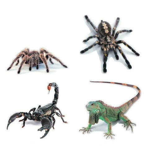 4pcs autoaufkleber tiere - 3d, -autoaufkleber