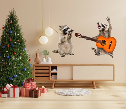 Waschbär gitarre c780 tier - 3d,