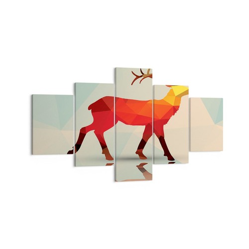 Wandbilder 125x70cm tlg - 125x70cm, 5