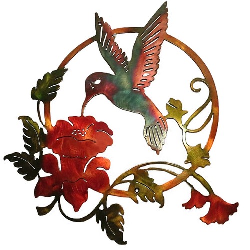 Wanddeko vögel metall - vögel, 3d
