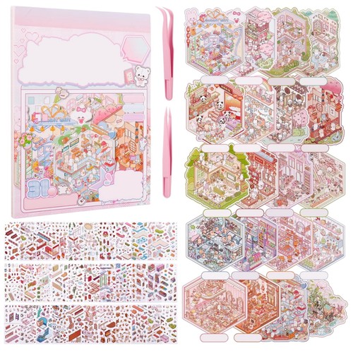 Sticker scene set motive - sticker,