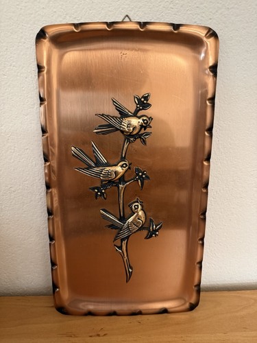 Wandbild kupfer vögel ca - 3d,