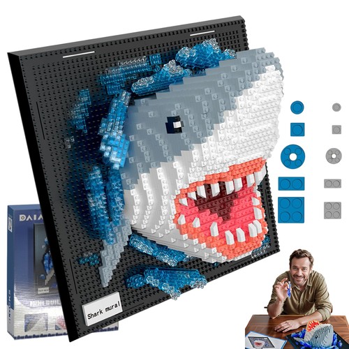 Haifisch puzzle wandbild - puzzle,