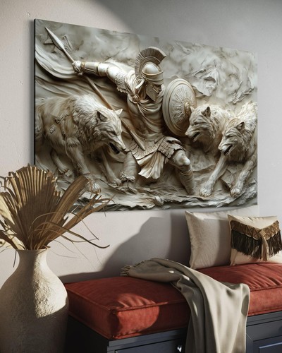 Leinwand bild sparta abstrakt - leinwand,