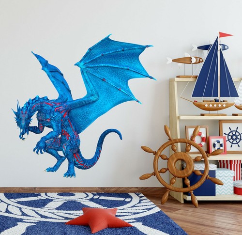 Blau drache c669 tier - blau,